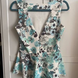 Flowery top